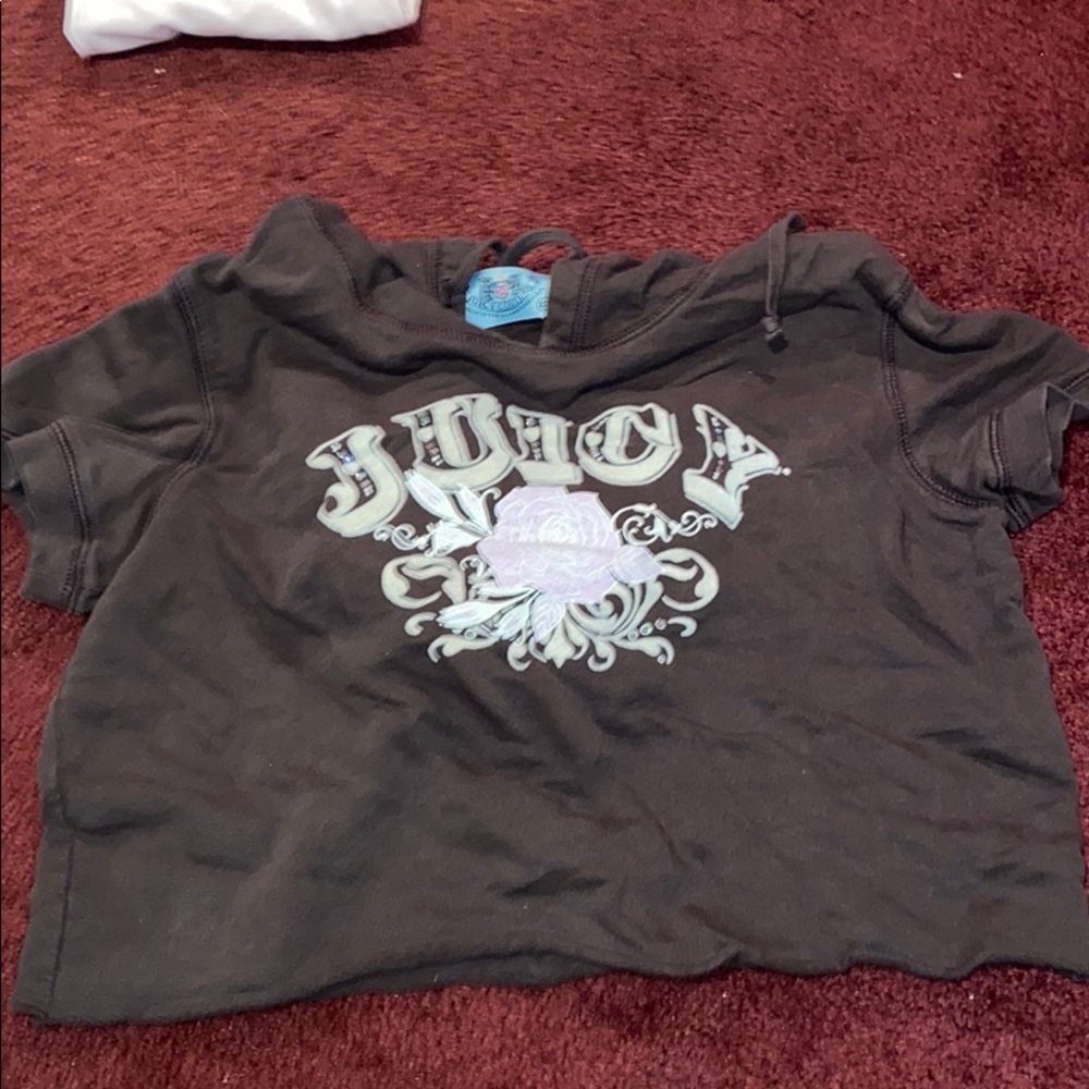 Hooded crop top